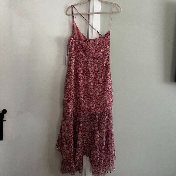 ASTR The Label MALVINA One Shoulder Floral Midi Dress - Picture 7 of 7